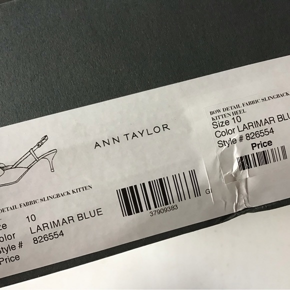 NWB Ann Taylor Bow Slingback Kitten Heel Pumps S10 - Brand New! Beautiful! - Picture 11 of 12